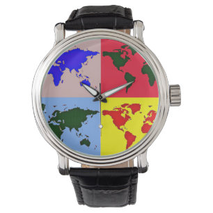 color graphic world hour armbanduhr