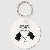 COLOR GUARD Class of 2027 Marching Band Keychain Schlüsselanhänger (Rückseite)