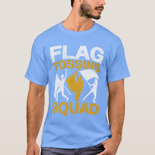 Color Guard Colorguard Flagossing Squad girl T-Shirt (Vorderseite)