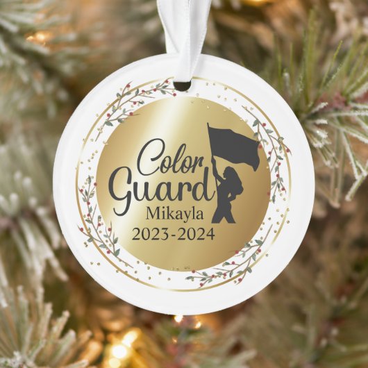 Color Guard Marching Band Weihnachtsdekoration Ornament (Baum)