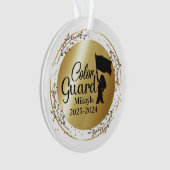 Color Guard Marching Band Weihnachtsdekoration Ornament (Vorderseite)
