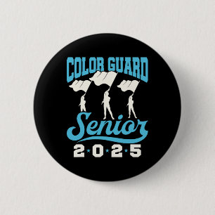 Color Guard Senior 2025 Flaggen Marching und Gradu Button