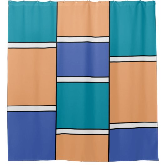 Color Harmony Duschvorhang (Vorderseite)