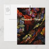 Color Harmony Vielen Dank Postcard Postkarte (Vorne/Hinten)