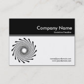 Color Header III v2 - Schwarz - Warp-Laufwerk Visitenkarte (Rückseite)