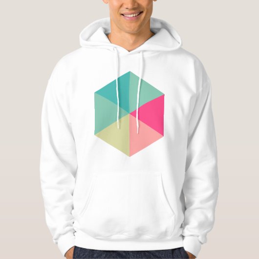 Color Hexagon 02 Hoodie (Vorderseite)