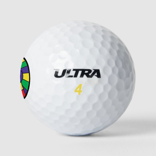 Color Indian Head Golfball (Logo)