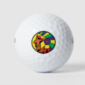 Color Indian Head Golfball (Vorderseite)