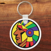 Color Indian Head Schlüsselanhänger (Vorderseite)