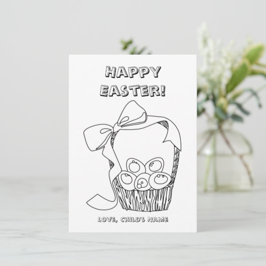 Color it Happy Oaster Basket (Stehend Vorderseite)