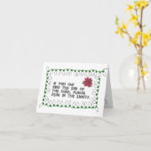 Color-it-In Weihnachtskarte - Weihnachtslicht Karte (Gelbe Blume)