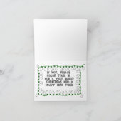 Color-it-In Weihnachtskarte - Weihnachtslicht Karte (Innenseite)