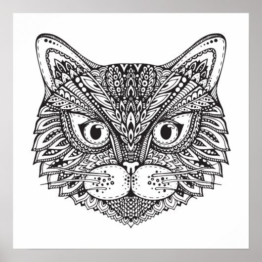Color It Poster CAT (Vorne)