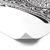 Color It Poster Rabbit Muster (Ecke)