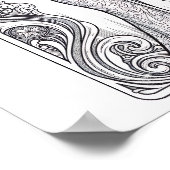 COLOR IT YOURSELF! Adult Coloring Book Poster (Ecke)