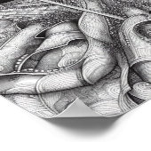 COLOR IT YOURSELF! Adult Coloring Book Poster (Ecke)