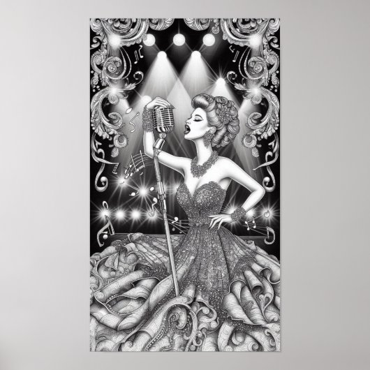 COLOR IT YOURSELF! Adult Coloring Book Poster (Vorne)