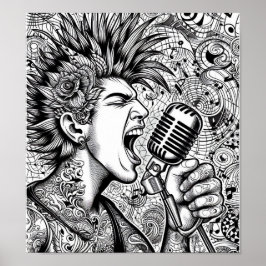 COLOR IT YOURSELF! Adult Coloring Book Poster