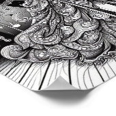 COLOR IT YOURSELF! Adult Coloring Book Poster (Ecke)