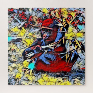 Color Kick - Gorilla Baby Puzzle