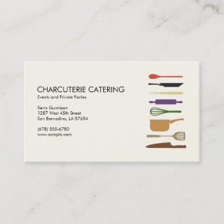 Color Kitchen Tools Catering Visitenkarte