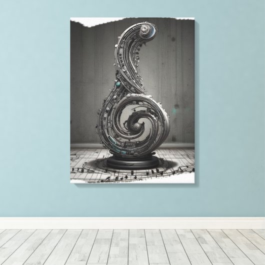 Color Learned to Argue Here Leinwanddruck (Insitu (Holzboden))