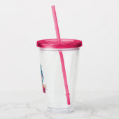 Color Me 16oz, Fuchsia Pink Acryltrinkbecher (Links)