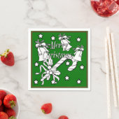Color Me Bells und Candy Cane Christmas Napkins Serviette (Beispiel)