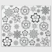 "Color Me"-Blume Geschenkpapier (Flach)