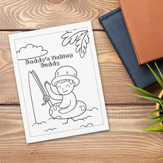 Color Me Boy Float Tube Fishing | Aktivitätskarten Postkarte