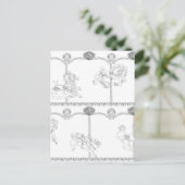 Color Me Carousel Postkarte (Stehend Vorderseite)