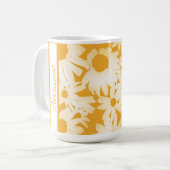 Color Me Daisies Gold Kaffeetasse (Vorderseite Links)