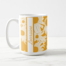 Color Me Daisies Gold Kaffeetasse