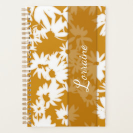 Color Me Daisies Gold Planner Planer