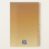 Color Me Daisies Gold Planner Planer (Rückseite)