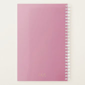 Color Me Daisies Pink Planner Planer (Rückseite)