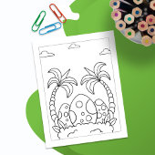 Color Me Dinosaurier Eggs | Aktionskarten Postkarte