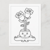 Color Me Doppeldarodien | Aktivitätskarten Postkarte (Vorderseite)