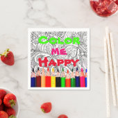 Color Me Happy Napkins Serviette (Beispiel)