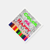 Color Me Happy Napkins Serviette (Ecke)