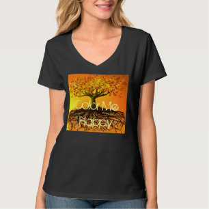 Color Me Happy Original Art Roots Run Deep T - Shi T-Shirt