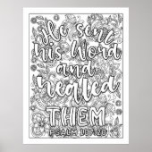 Color Me Hübsch Poster (Vorne)