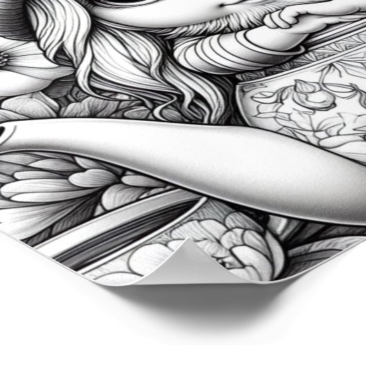 Color Me Hübsch Poster (Ecke)