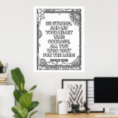 Color Me Hübsch Poster (Heimbüro)