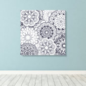 Color Me Hübsch - überzogene Canvas (Glanz) Leinwanddruck (Insitu (Holzboden))