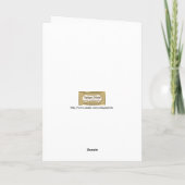 Color Me Hummingbird Floral DIY Karte (Rückseite)