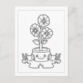 Color Me Lächeln von Stiefmütterchen | Aktivitätsk Postkarte (Vorderseite)