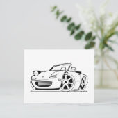 Color Me Modernes Auto | Kinder-Aktivitätskarten Postkarte (Stehend Vorderseite)