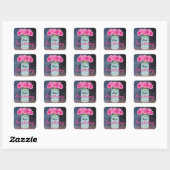 Color me Pink Birthday Bouquet Stickers (Blatt)