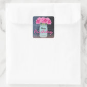 Color me Pink Birthday Bouquet Stickers (Tasche)